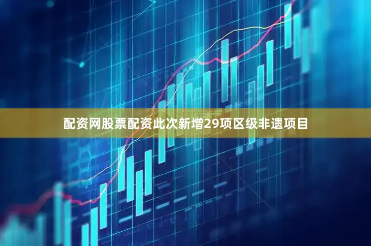 配资网股票配资此次新增29项区级非遗项目
