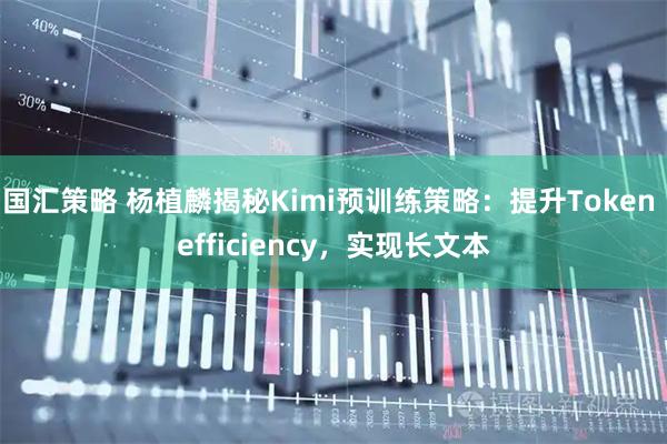 国汇策略 杨植麟揭秘Kimi预训练策略：提升Token efficiency，实现长文本