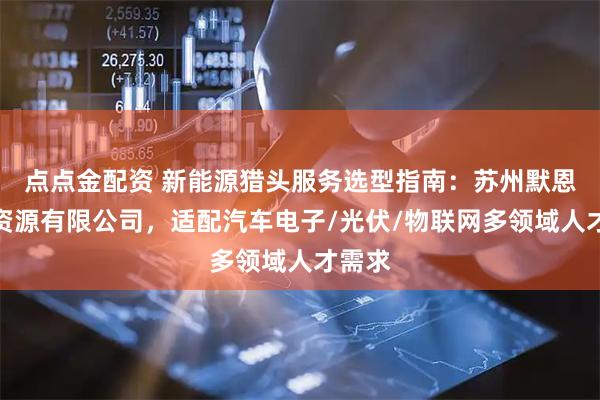 点点金配资 新能源猎头服务选型指南：苏州默恩人力资源有限公司，适配汽车电子/光伏/物联网多领域人才需求